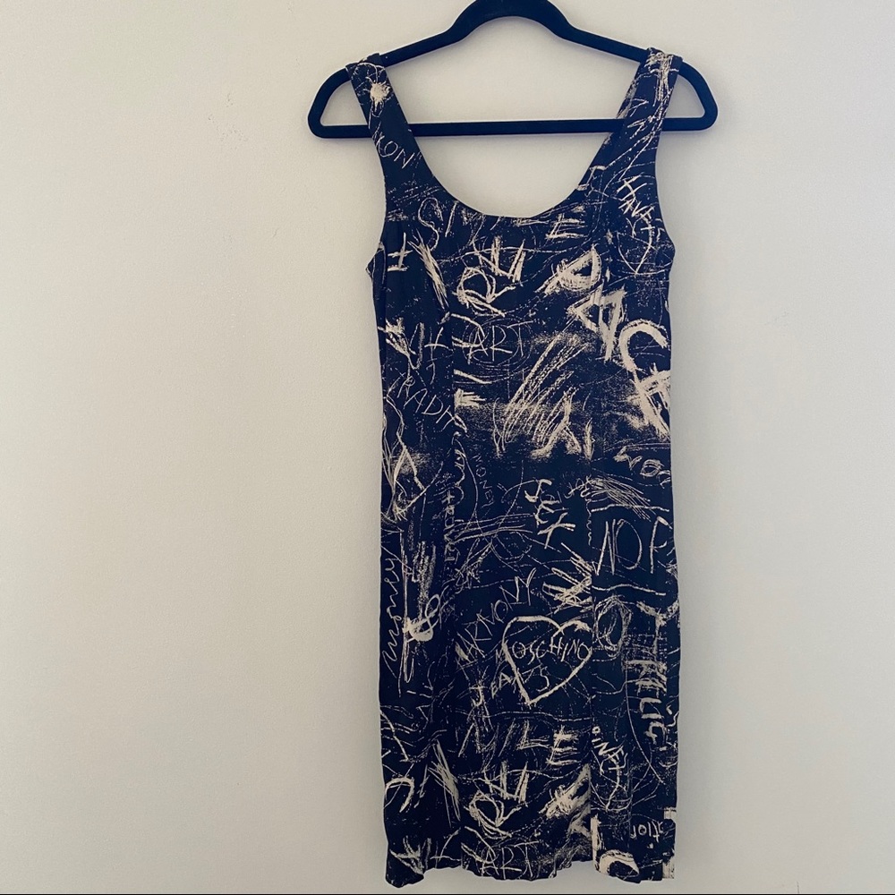 Moschino Jeans Graffiti Print Dress - S